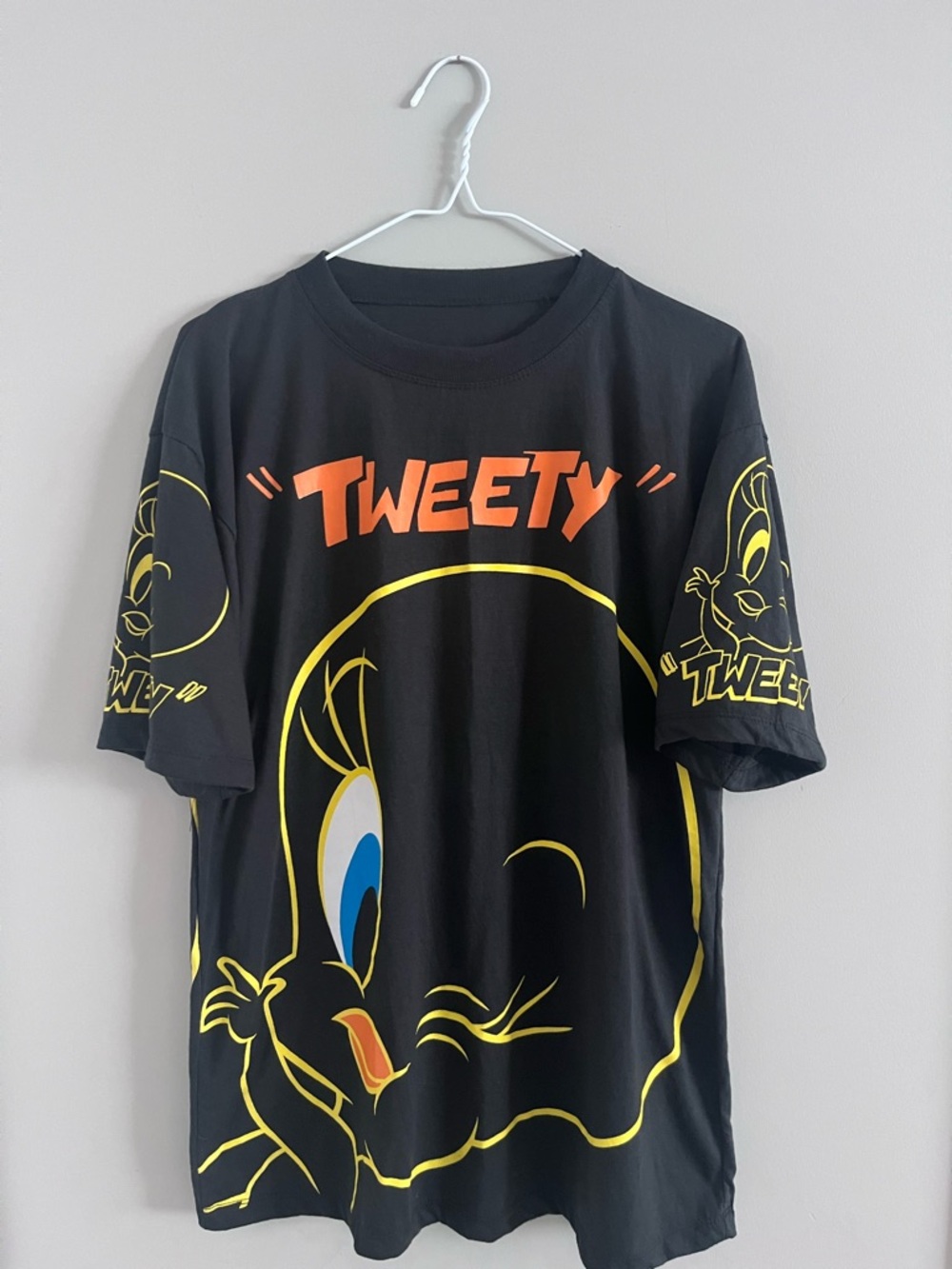 Epic Vintage Looney Tunes Tweety All Over Print Graphic T-Shirt Y2K Vibes